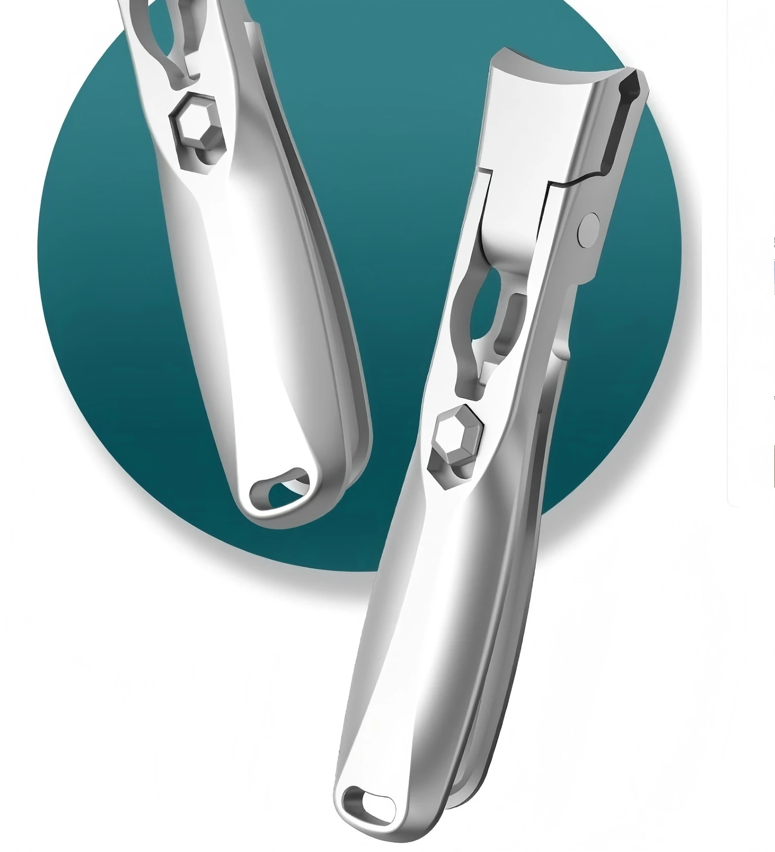 

Large Opening Toenail Clipper Stainless Steel Splash-Proof Nail Clipper Portable Dead Skin Removal Cuticle Trimmer Manicure Tool