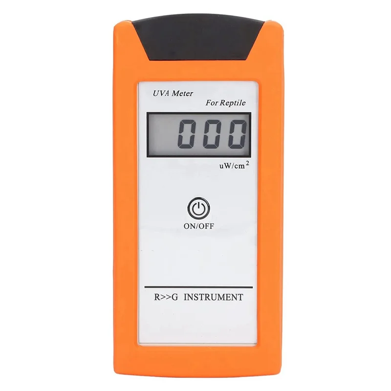 

Reptile UV Index Meter, 0‑1999 μW/Cm² UV Strength Tester 3.5-Bit LCD UVA Solar Lamp for Crawler Lamp UVA Daily Detection