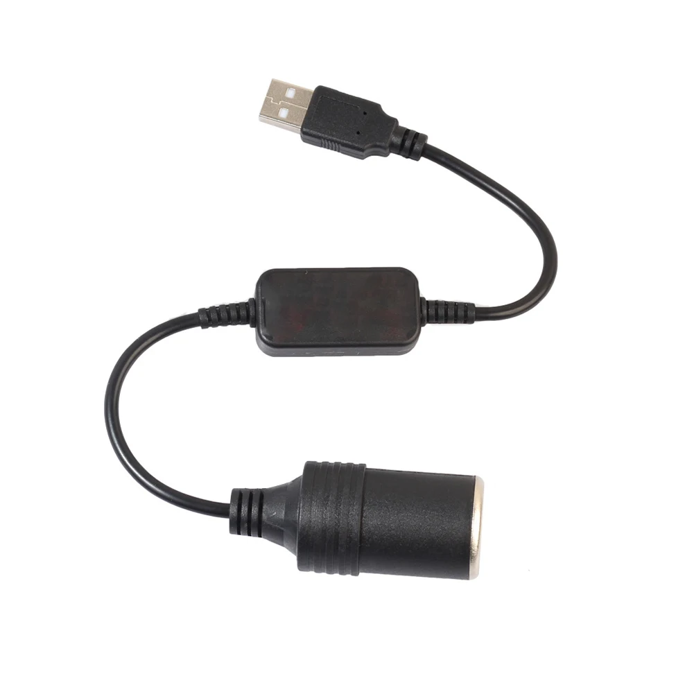 5V USB To 12V Adapter Tools 12V Output Voltage PVC Socket Output Interface 1A Output Current 5V USB To 12V Reliable Useful