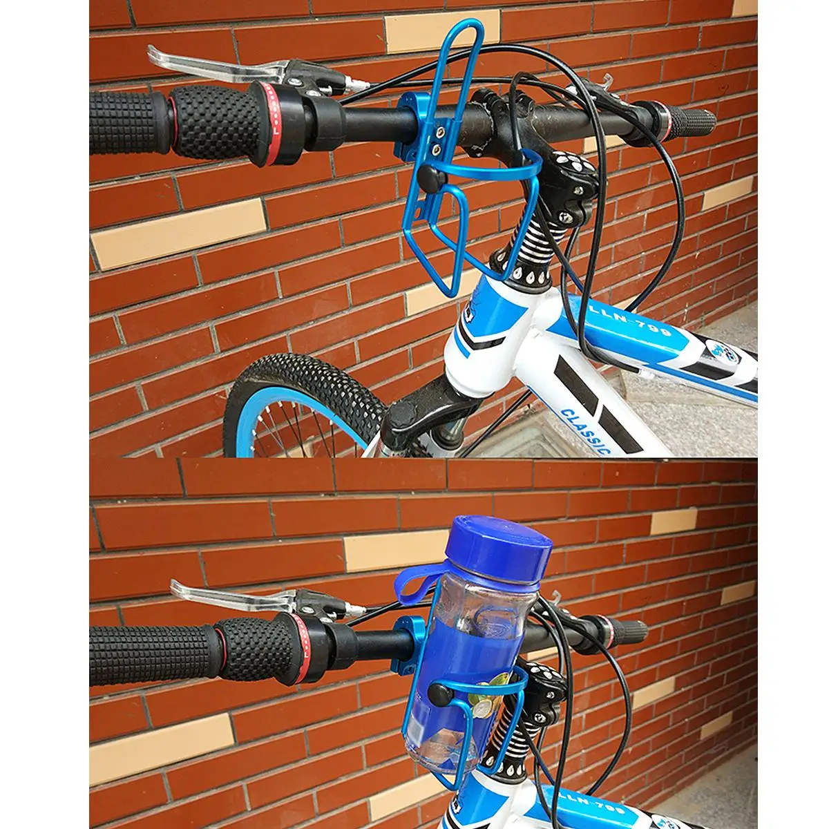 

Bike Air Tag Cup Holder Motorcycle Bottle Gold Cage Aluminum Rack Road Vehicles