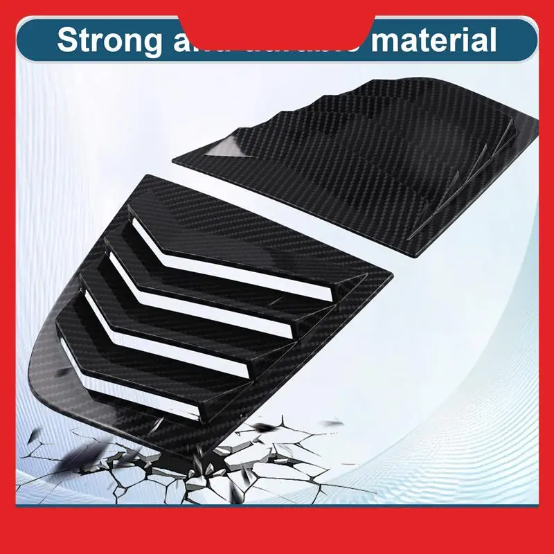 

Car Accessories Rear Louver Window Side Shutter Cover Trim Sticker Vent Scoop For Kia Stinger 2018-2023