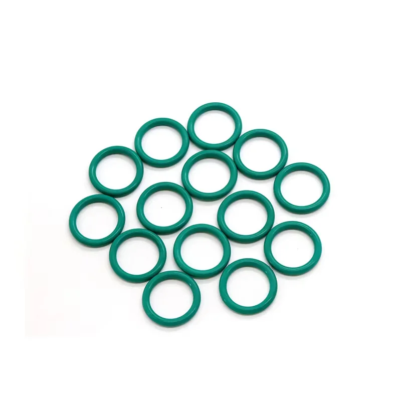 Green Fluorine Rubber O-Ring OD8-70mm Thickness CS 2.4/3.1/3.5mm O-Rings Sealing Gasket Oil Resistant Acid & Alkali Resistant