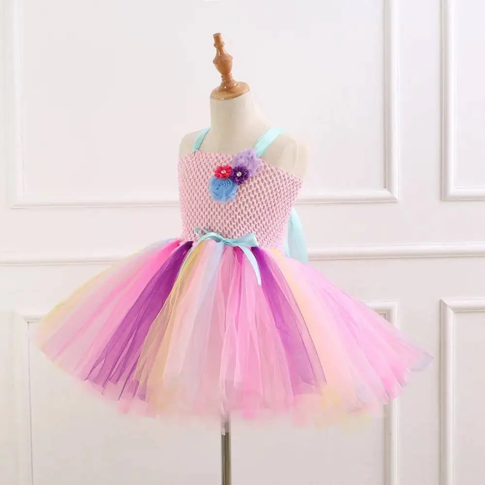 Pink Easter Bunny Costumes for Baby Girls Little Rabbit Ballet Tutu Dress for Kids Easter Holiday Outfit with Ears Bowtie Tail view 3