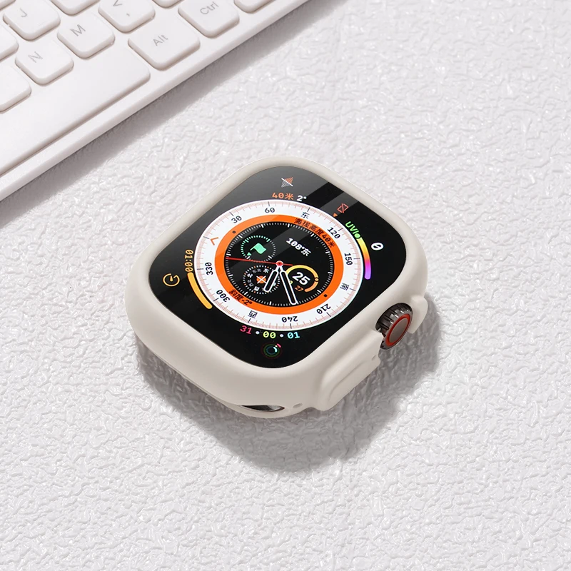 Weiche Silikonhülle für Apple Watch Ultra 4 3 49mm Zubehör Rundum-Schutzabdeckung iWatch Armband Ultra 4 Ultra3 49 mm – Detail 1