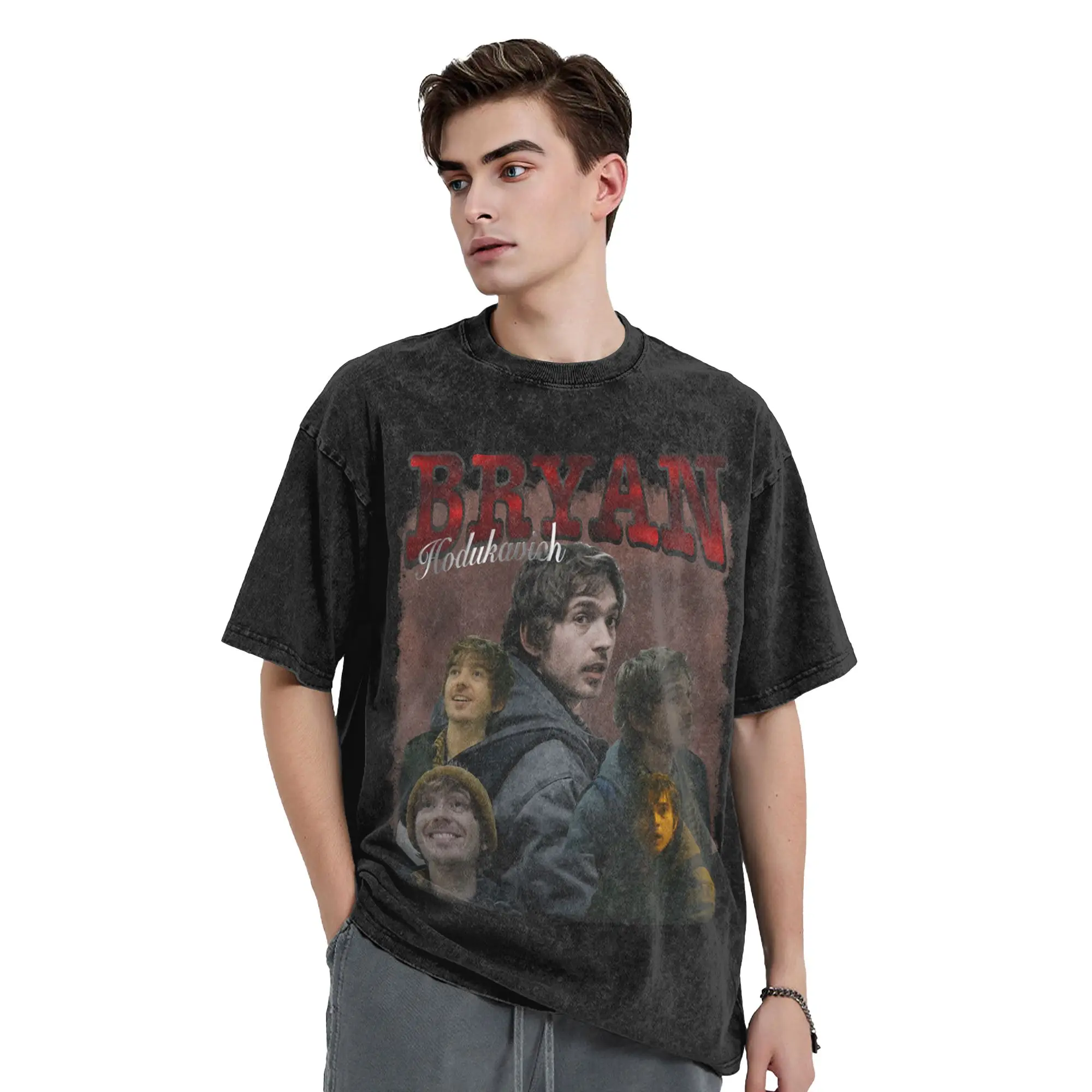 Resident Evil Movie Bryan Hodukavich Men T Shirt Washed  Funny Tee Shirt Short Sleeve O Neck T-Shirt Pure Cotton Adult Clothing