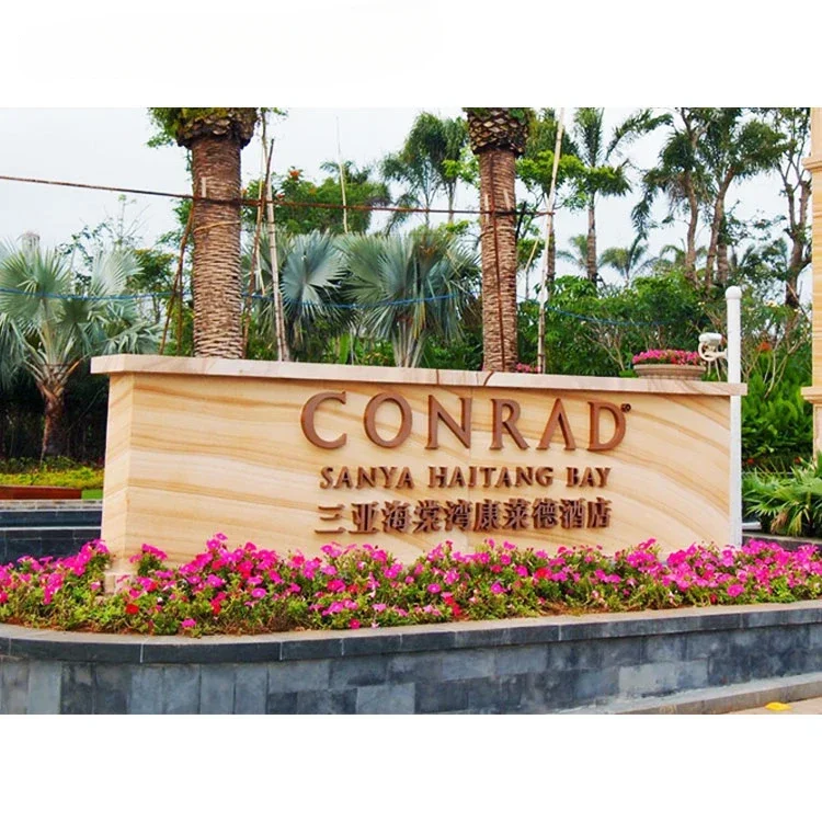 صندوق إضاءة لافتة LED خارجي بتصميم علامة تذكاري حديث للإعلان