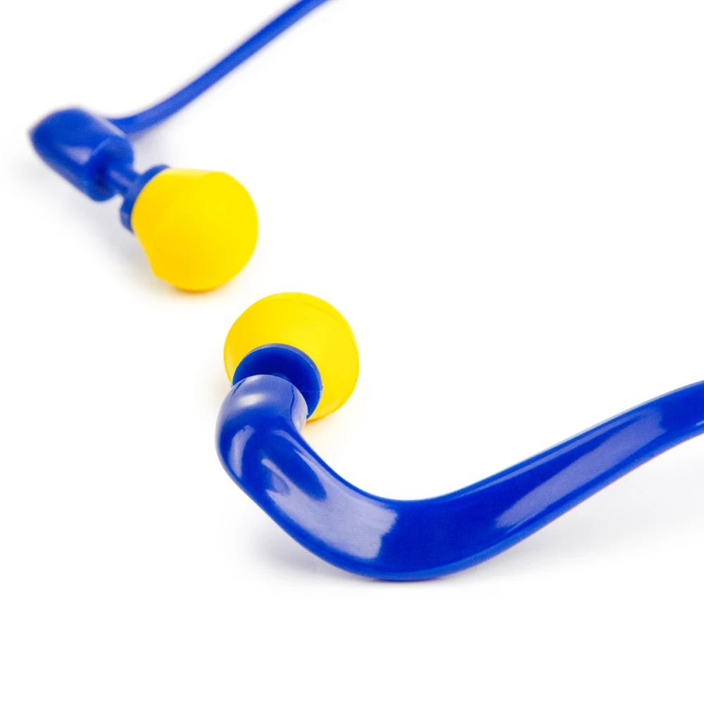 1/5/10PcsSoft Silicone Head-mounted Earplugs Blue Yellow Protector Anti-Noise Earmuff Sleeping Working Noise Reduction Ear Plugs