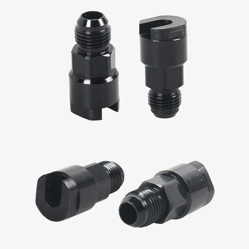 2pcs Fuel Adapter Aluminum 6AN Quick Connect Fuel Line Fitting 3/8