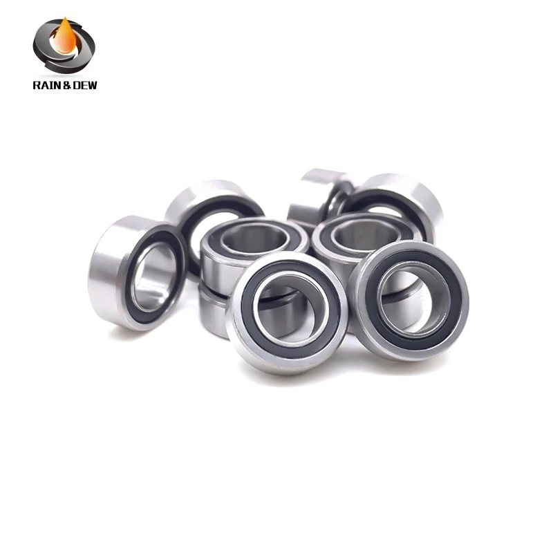 

10PCS MR116RS 6x11x4 mm Bearing ABEC-7 Hobby Electric RC Car Truck MR116 RS 2RS Ball Bearings MR116-2RS Black Sealed