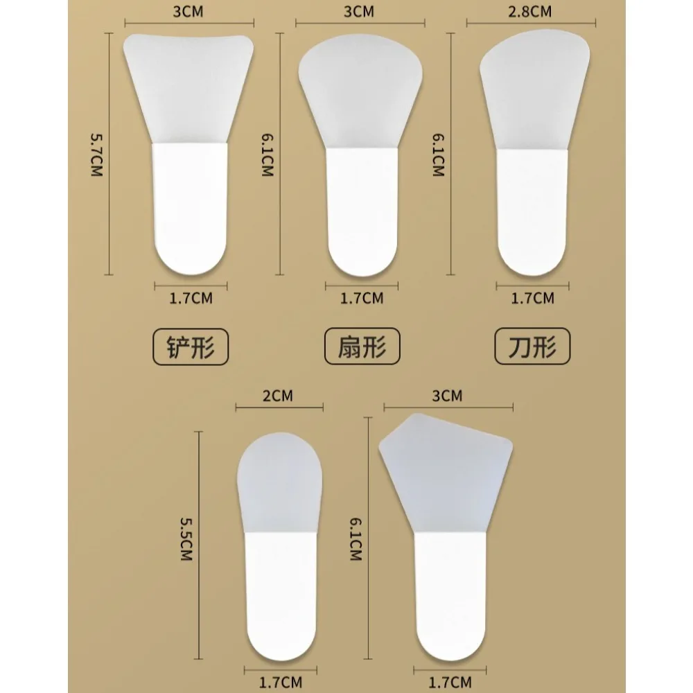 1Pcs Silicone Facial Mask Brush Face&Eye Cream Mud Mask Applicator Scraper Face Cleanse Brushes Travel Portable Skin Care Tools