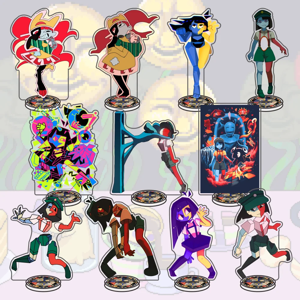 Video Game Characters Standee Ena Dream BBQ Coral Glasses Taski Maiden Collectible Desktop Decoration Fans Gaming Gifts keychain