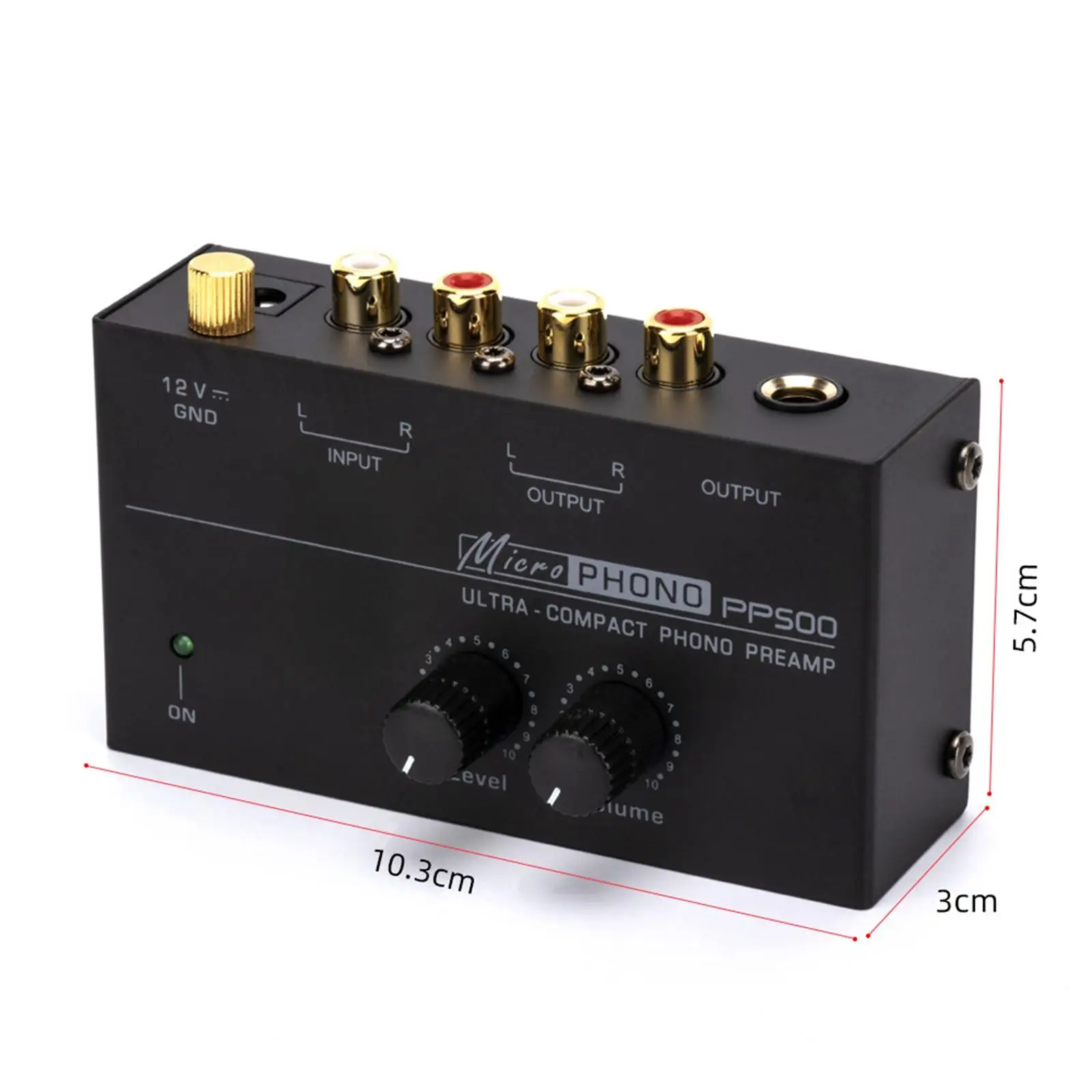 فونو القرص الدوار Preamp منخفضة الضوضاء الفونوغراف المضخم القرص الدوار مكبر للصوت مشغل التسجيل المضخم لأجهزة الكمبيوتر مكبرات الصوت #6