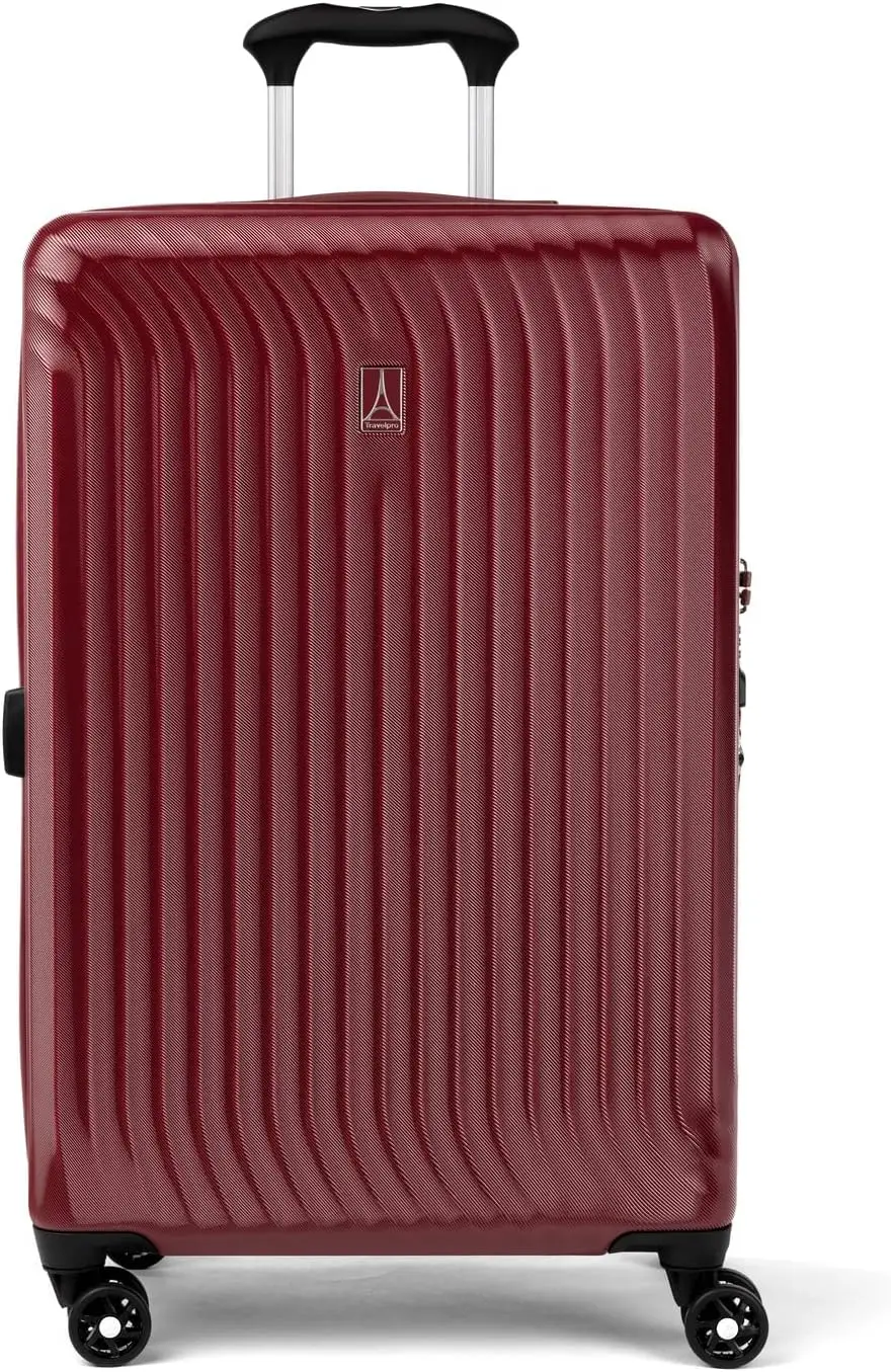

Travelpro Maxlite Air Hardside Expandable Checked Luggage, 8 Spinner Wheels, Lightweight Hard Shell Polycarbonate Suitcase,