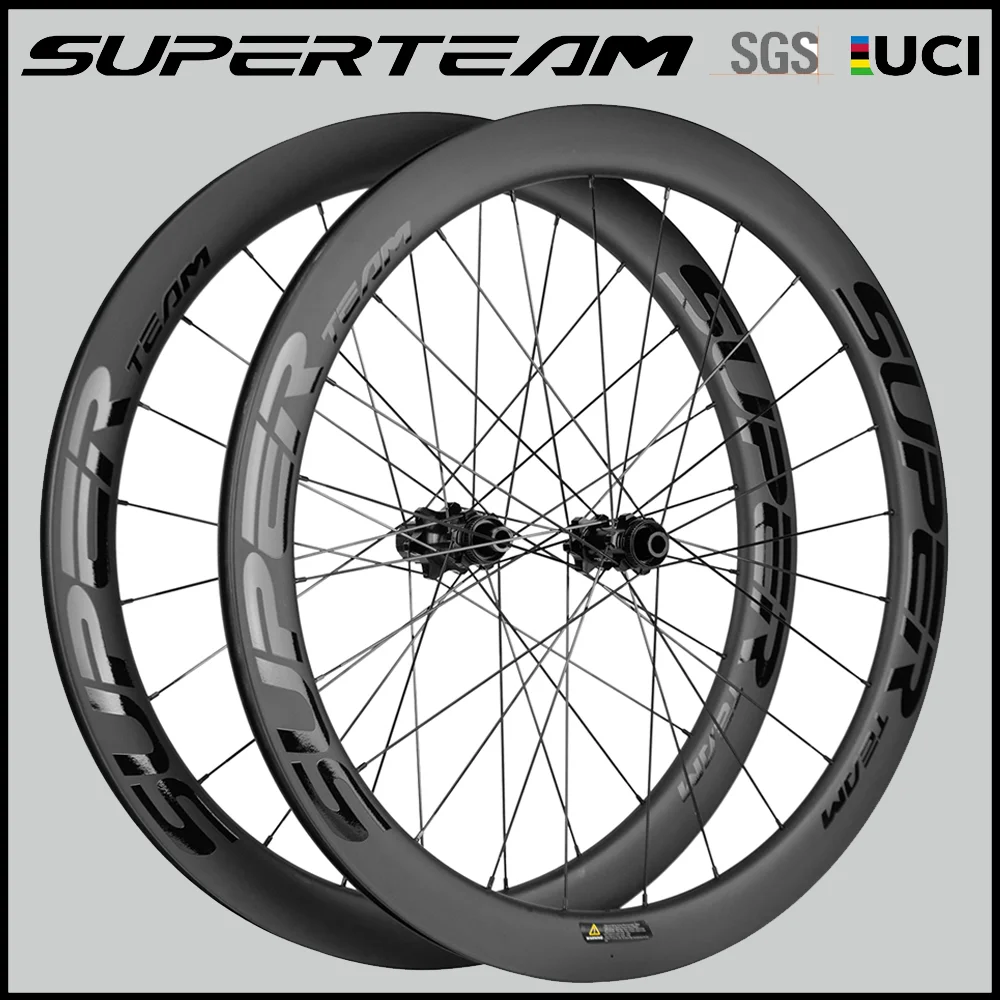 Superteam Disc Brake D25-50 Wheelset On Promotion centerlock Bicycle Wheel Road Bike Rims Bicycle Wheel