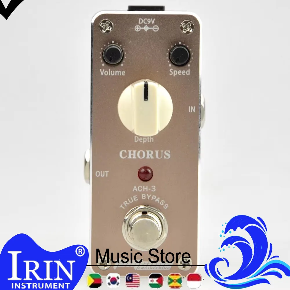 AROMA Electric Guitar Effect ACH-3 Chorus Effect Pedal Extremely Quiet Built-in Sound Processing System Guitar Parts
