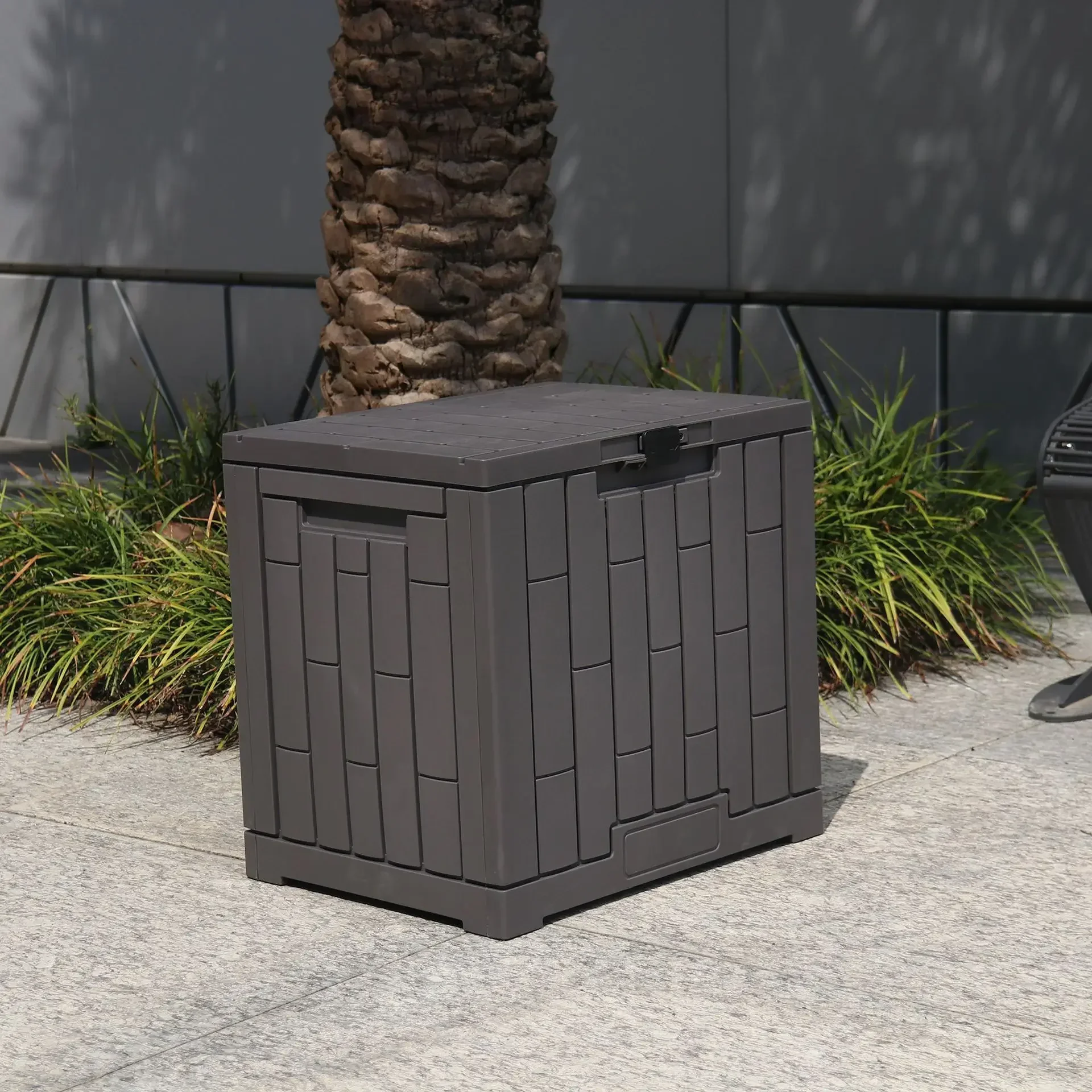 DSAOutdoor storage  Garden courtyard sundries locker with lock hole Dust-proof multi-purpose large-capacity finishing box
