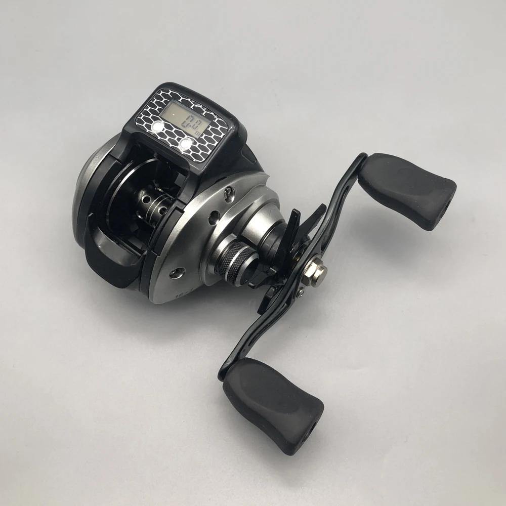 Imagem -05 - Baitcasting Fishing Reel com Display Digital Linha Eletrônica Contador Sea Rod Lure Reel Metro Ponte Roda 6.3:1 16 Mais 1bb