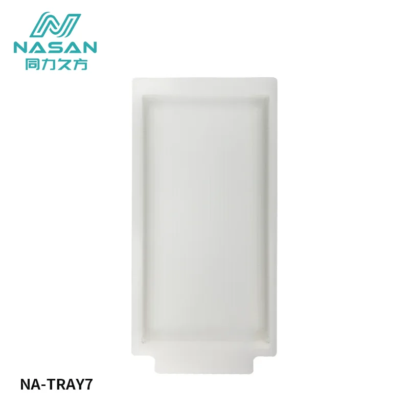 NASAN NA-TRAY7 White Tray For NA-B2+ Mini Bubble Remover Machine Shorter Pumping Time For Use With Bubble Remover Easy To Hold