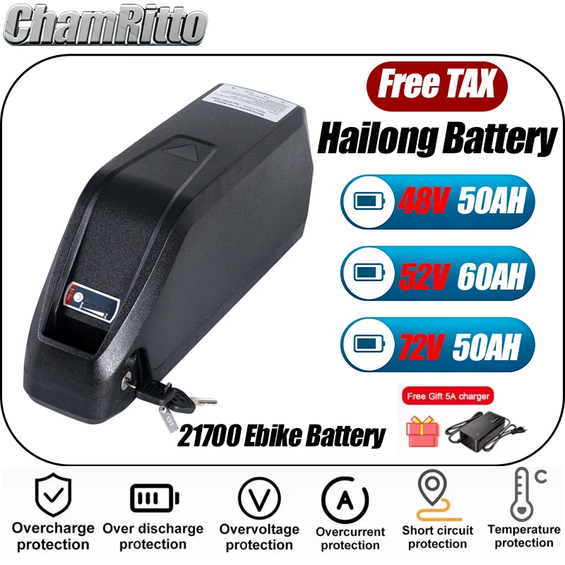 48v 52v 1500w Electric bicycle ebike cham-rider 72V 3000w High Power kit 60V 25ah 30 40ah 50ah 60ah 1000w 2000W Lithium Batterie
