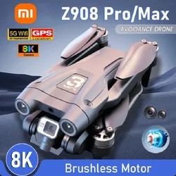 Xiaomi z908 pro max drone 8k profissional câmera dupla gps fpv motor sem escova fluxo óptico pairando dobrável quadcopter 10000m