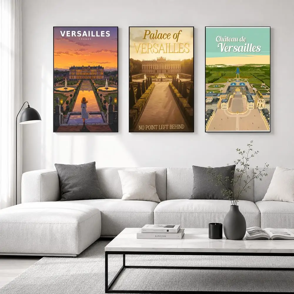 Landmark Palace of Versailles Poster High-quality wall art posters, suitable for home offices, bedrooms, and living rooms.