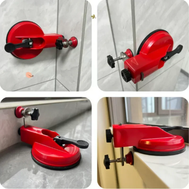 Suction Cup Tile Fixer Gradienter Bracket Right Angle Fixed Tensioning Suction Cups Multi-Function Tile Suction Cup Leveller