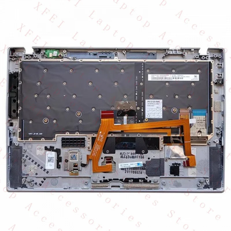 F 01LV390 Palmrest for Lenovo X1 Carbon 5th Gen 2017 Keyboard Silver JP