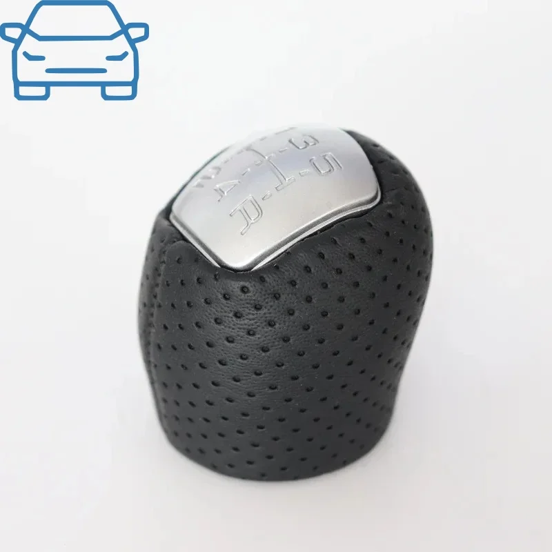 For Leather Wrapped Shift Lever for Iveco DAILY IV V Perforated Ball Head Gear Shift Handball Car Accessory