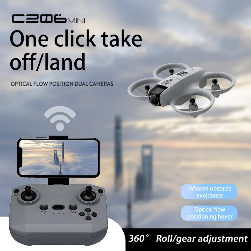 Mini 8K Drone RC Quadcopter Professional FPV Dron with 4K Camera   Foldable Obstacle Avoidance Helicopter Children toys Gift