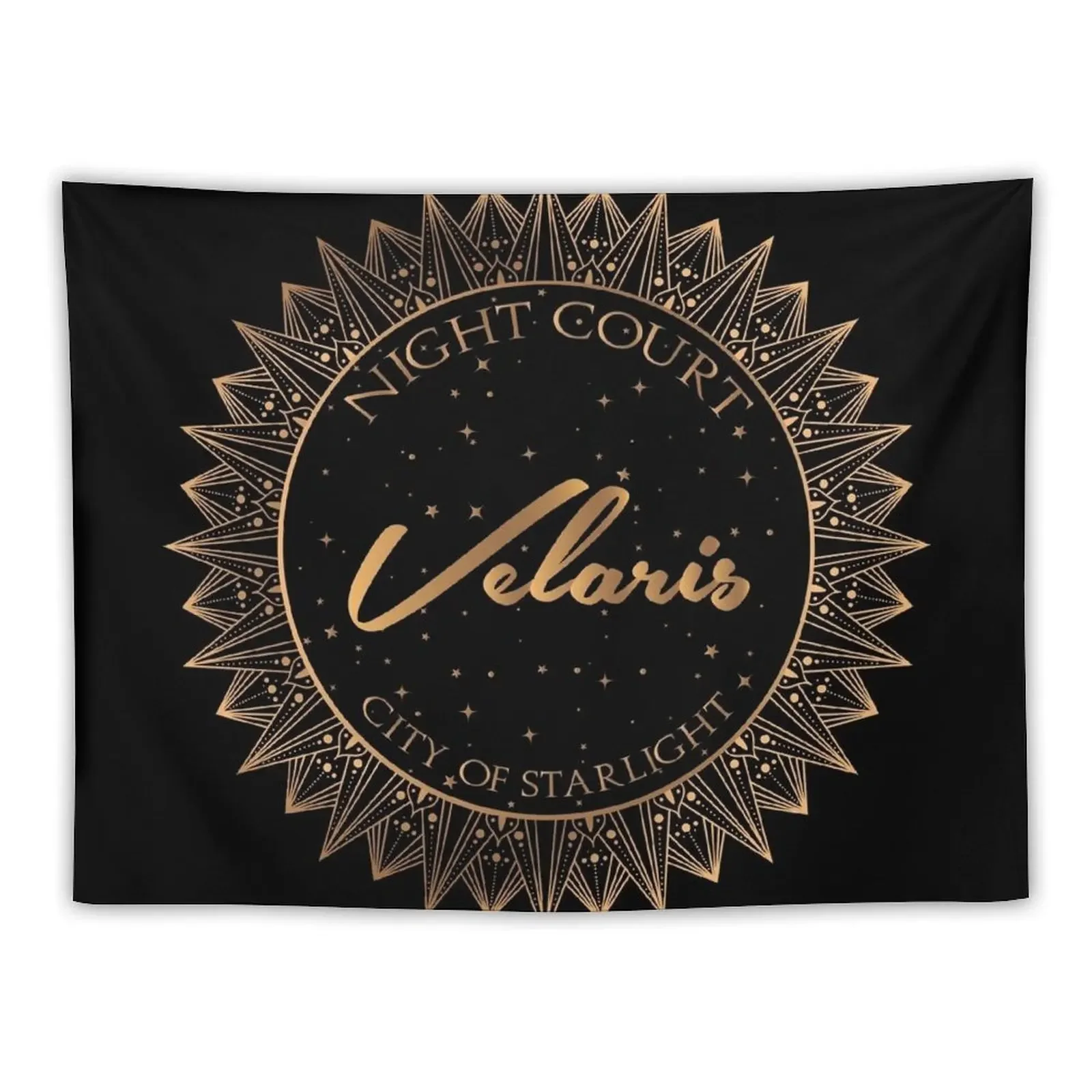 

Night Court, Velaris, City of Starlight - ACOTAR Tapestry Funny Nordic Home Decor Luxury Living Room Decoration Tapestry