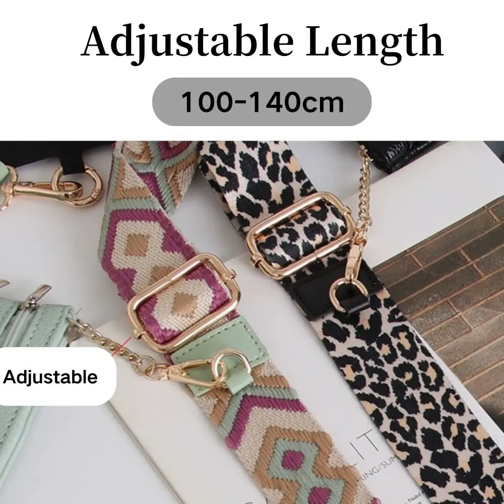 Hot Sale Shoulder Bag Strap Adjustable Women Crossbody Strap Mobile Phone Lanyards With Zippered Pouch Wide Purse Strap Bag Part