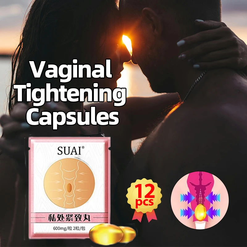 

12 Capsules Vaginal Tightening Vagina Shrinking Climax Tight Oil Women Orgasm Gel Libido Enhancer Exciter Stimulant Female Care