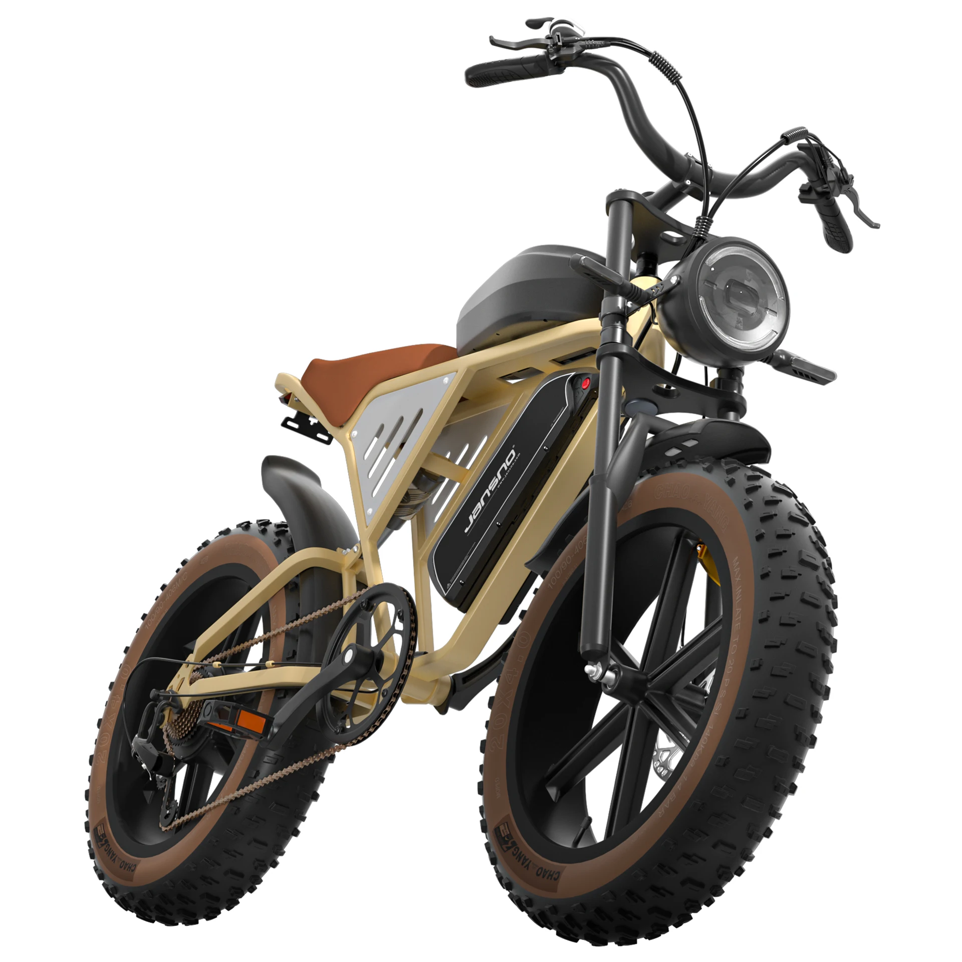 AliExpress JANSNO Jansno ebike X70 Adult Electric Bicycle 750W Motor Men's E-Mountain ebike 48V34Ah Battery 20'' Fat Tire Off-Road Electric Bike