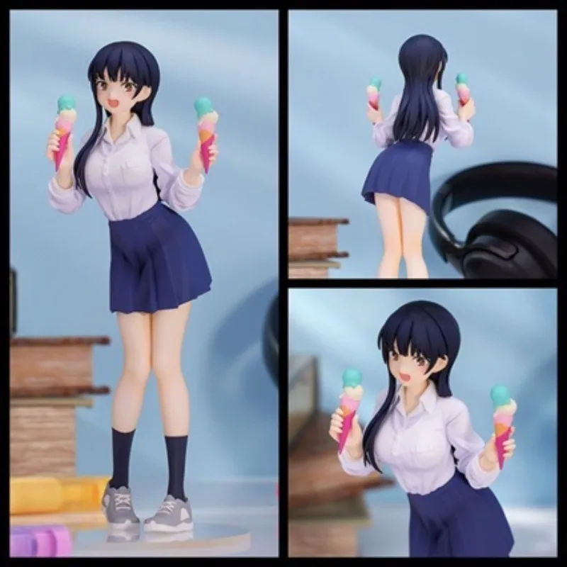 My Dangerous Things in Mind Yamada Anna con Helado, Figura de Anime de 18 cm en Pose de Pie, Estatua, Decoración para Caja de PC, Regalo ​