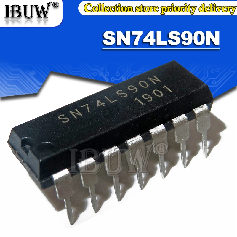 10PCS SN74LS90N DIP14 SN74LS90 74LS90N 74LS90 DIP Integrated IC