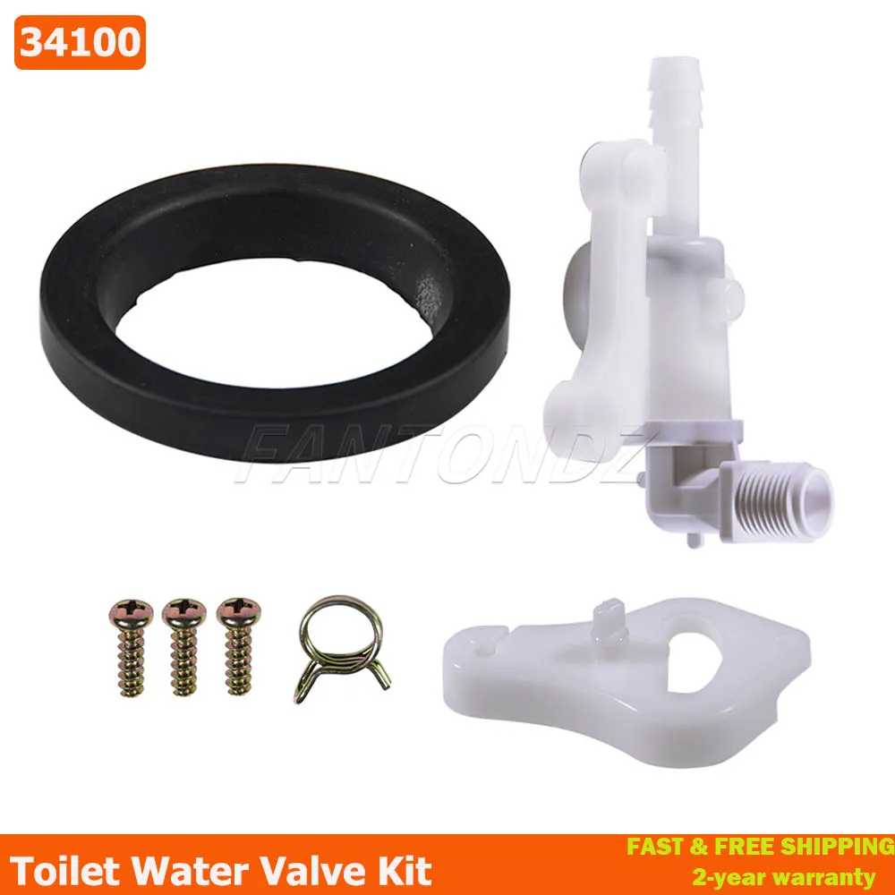 Toilet Water Valve Kit 34100 For Aqua-Magic Style Lite and Style Plus Toilets RV/Camper Toilet Valve Kit