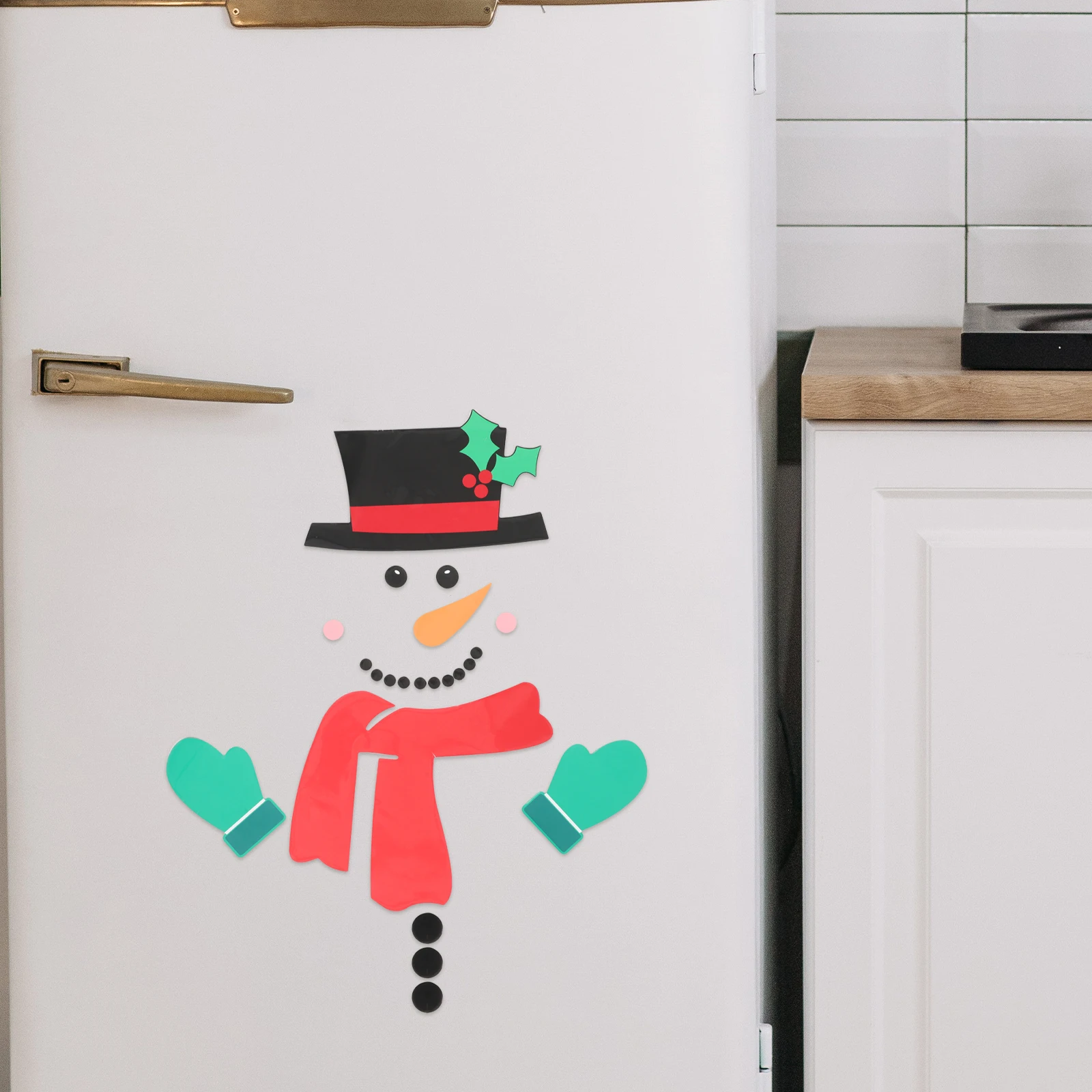 

Magnetic Garage Stickers Snowman Decor Fridge Magnets Holiday Themed Waterproof Door Wall CT032 christmas fridge magnets garage