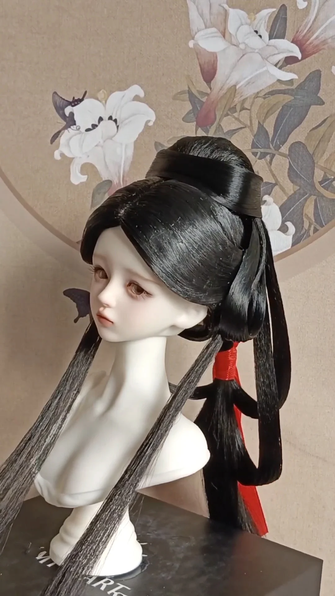 1/4 1/3 BJD Doll Wigs Ancient Costume Hanfu Vintage Style Long Hair Fairy Wig For MSD SD13 Girl SSDF Uncle Accessories A1714