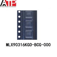 Free shipping (1piece) New Original MLX90316KGO-BCG MLX90316KGO-BCG-000 316BCG TSSOP-16 Chip IC SENSOR ROTARY 360DEG SMD