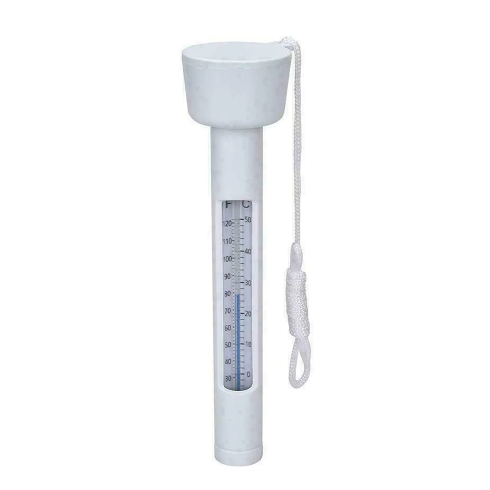 

Practical New Thermometer Plastic Shatter Resistant Swimming Pool Water Temp 0-50 Degrees Floating Thermometer