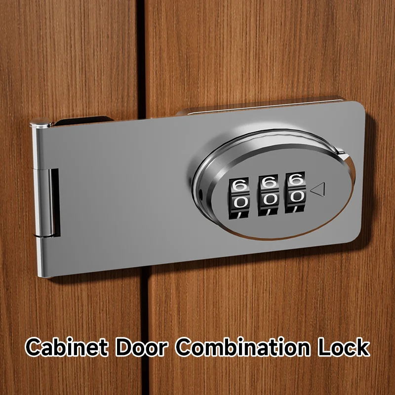 2個入り メカニカルパスワードロック ドアセキュリティ スライドラッチロック 小型ドア キャビネット 納屋ドア 浴室 屋外 ガレージ ガーデン用