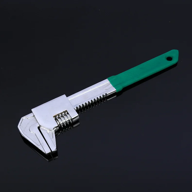 O50  F-Type Adjustable Wrench Steel Multifunctio Bathroom Sink Wrench Household Large Open End Spanner Bathroom Pipe Repair