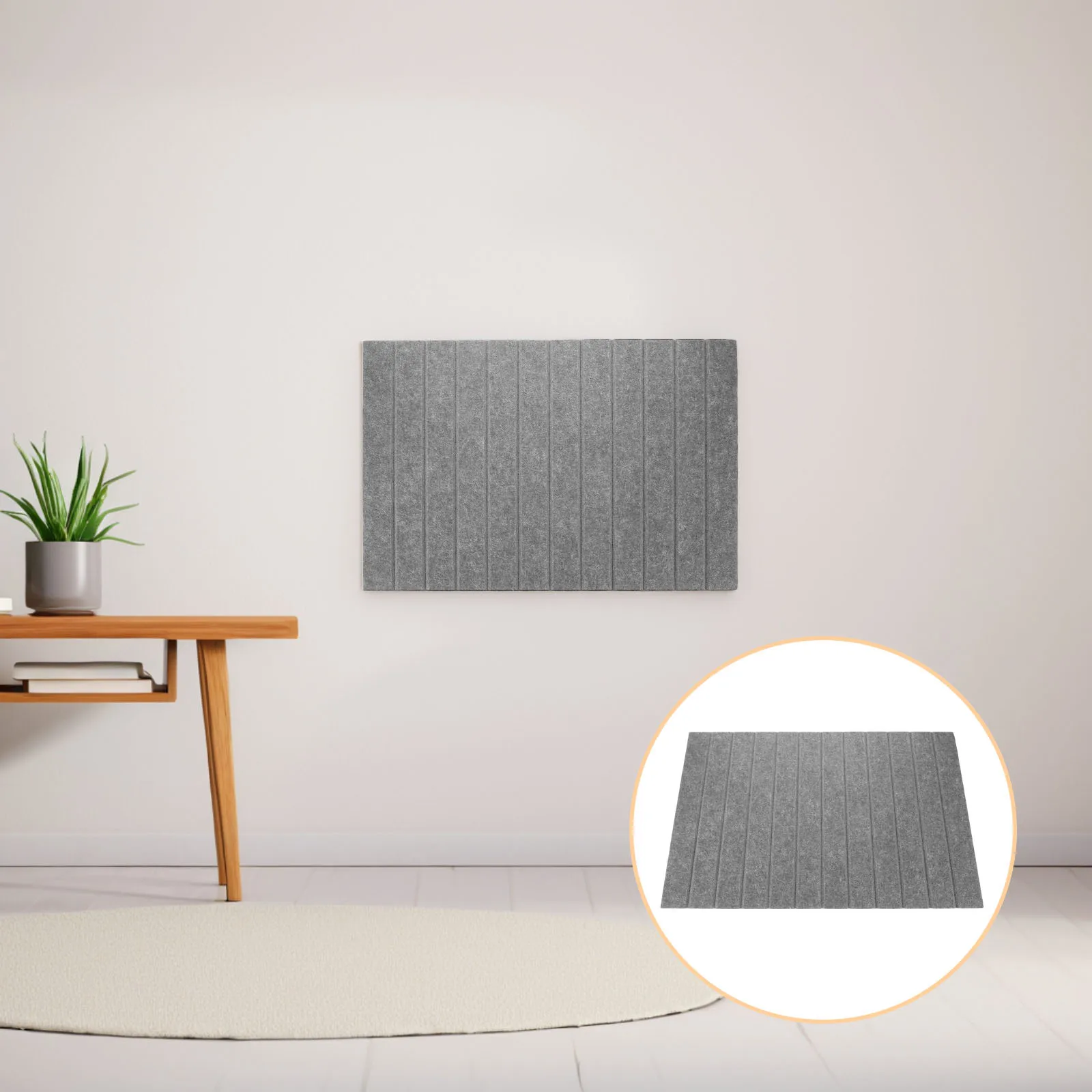 

Decorative Felt Board Strips Self-Adhesive No Drill Installation for Photo Message Reminder Display Wall Art for Living Room