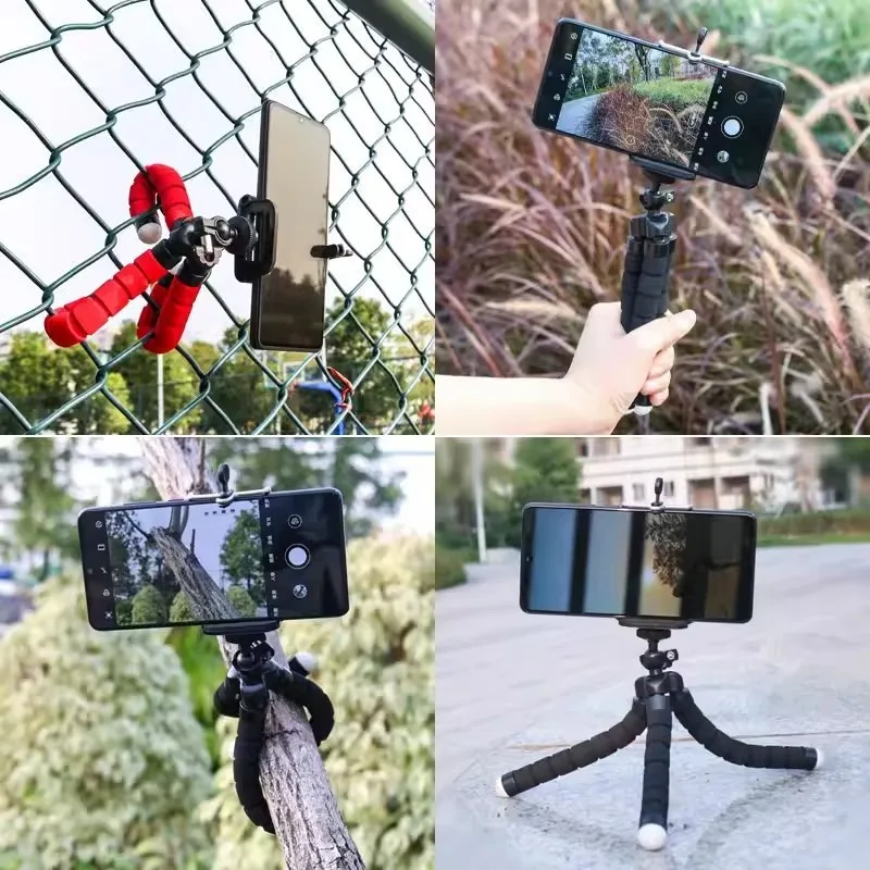 Mobile Phone Tripod, Mini Tripod Octopus, Camera Stand Clip, Smartphone Monopod, Baby Stroller Phone Holder, Hands-free Tool