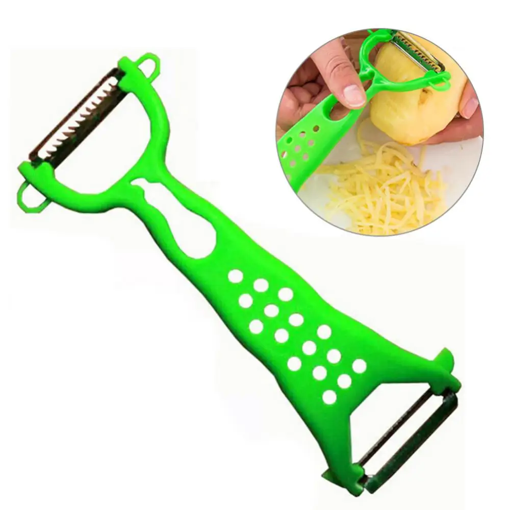 Multifunction Kitchen Gadgets Vegetable Fruit Peeler Parer Julienne Cutter Tool Carrot Cucumber Peeler Rolling Color Random