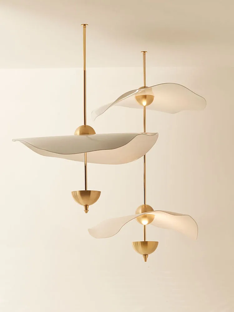 Nordic Postmodern Simple Atmosphere Designer Living Room Dining Room Chandelier Art Acrylic Led Staircase Bar Bedroom Lamps