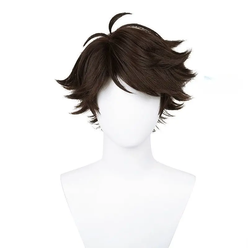 Peruca de vôlei menino e Kawatsu Rose Cos couro cabeludo subindo para o céu