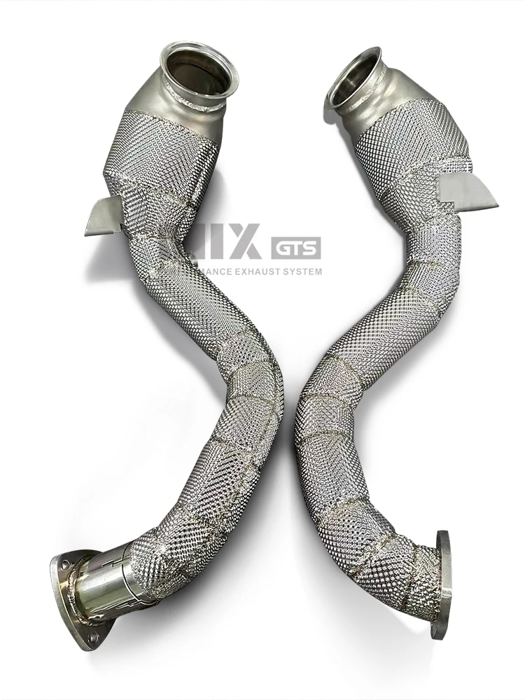 

wholesale Car fitment Aston Martin V8 Vantage 4.0 Downpipe 2009-2010 Stainless Steel Downpipe, Dual Exhaust, Cat free Downpipe