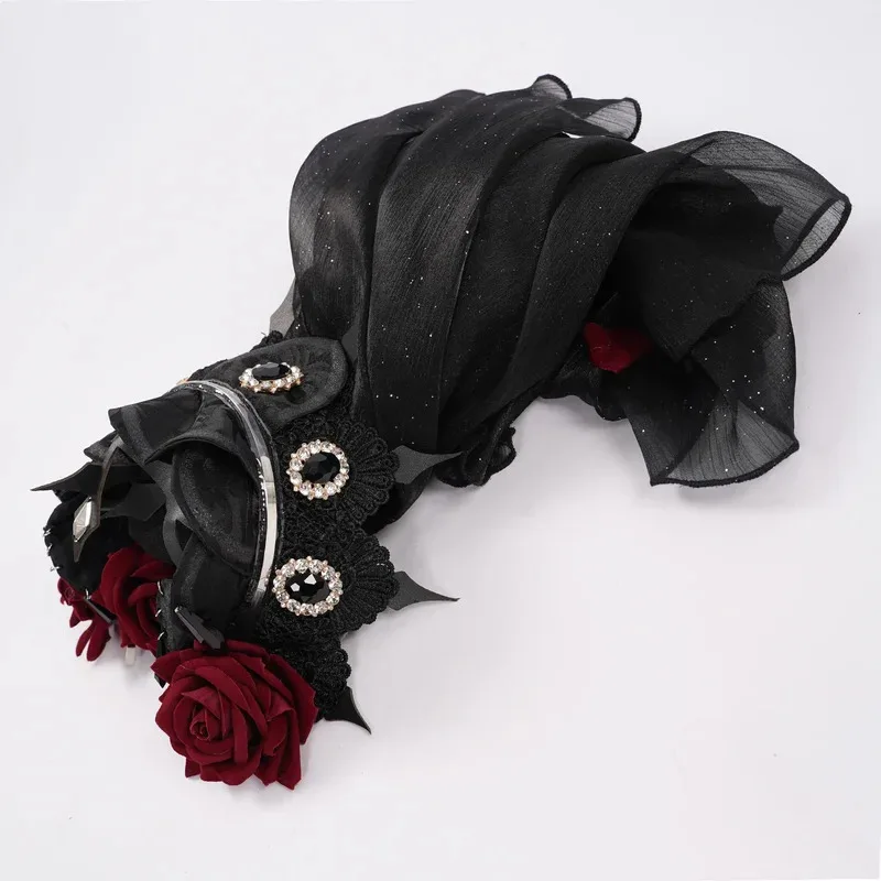 Didi 211【Wetrose】 심리학자 코스프레 의상 영원한 밤 식별 V 고딕 신부 뱀파이어 웨딩 드레스 할로윈 로리타