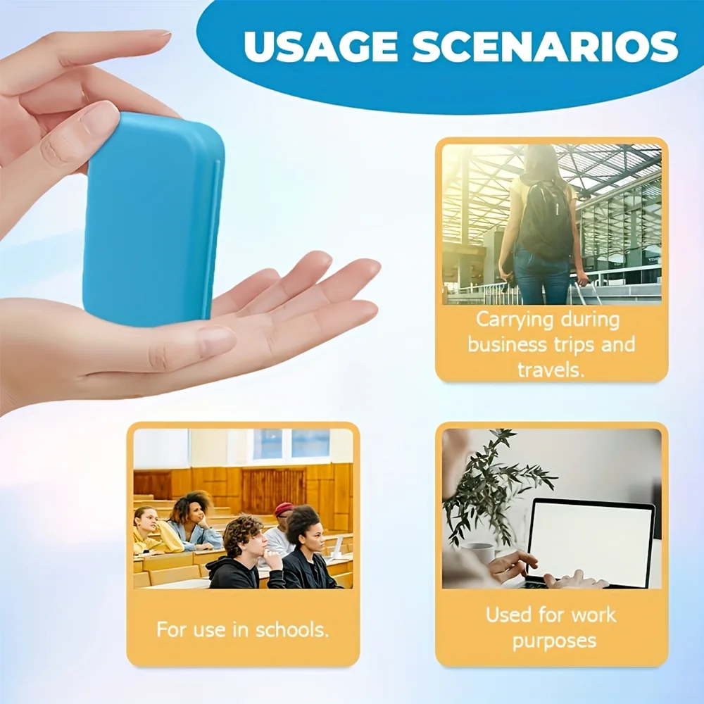 Travel Portable Orthodontic Oral Dental Cleaning Kit Foldable Toothbrush Orthodontic Wax Interdental Brush Oral Cleaning Care